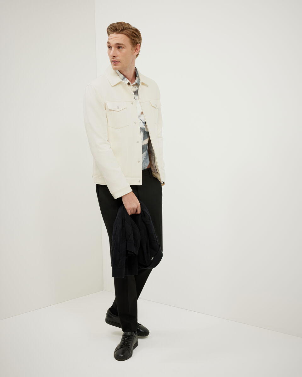 Soft Twill Trucker Jacket, , hi-res